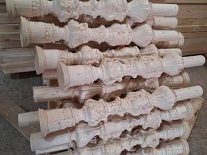 چوب نرده راش ترک برای فضای خارجی