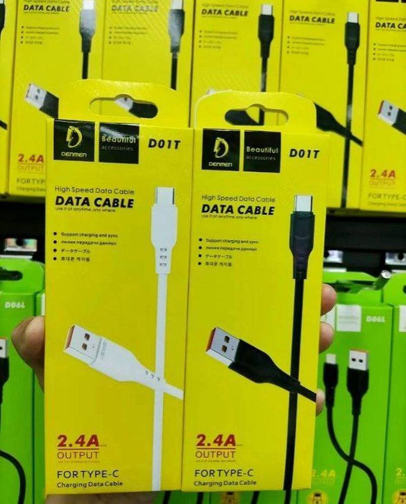 کابل ارزان تایپ سی فست شارژ Denmen