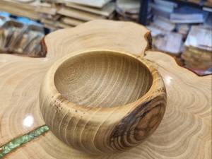  قیمت کاسه گرد چوبی مدل خمره ای