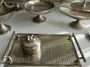 سرویس پذیرایی 11 تیکه طرح چرمی