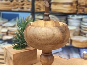 قیمت شکلات خوری پایه دار چوبی 