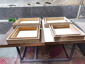 تولید سینی رزین کاری چوبی