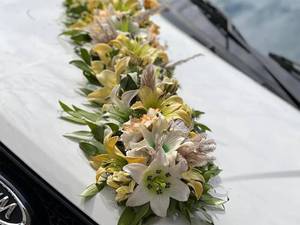 گل آرایی و تزئین ماشین عروس در بیرجند