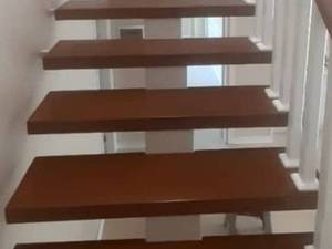 نرده چوبی دو رنگ طرح کانادایی