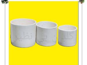 گلدان سفالی استوانه ای در لالجین