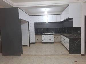 کابینت گلاس سفید طوسی رباط کریم