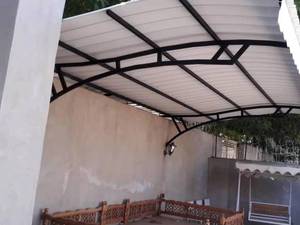 سایبان پارکینگ خانگی بدون پایه در کرمان