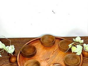 خرید سینی چوبی گرد در گرگان