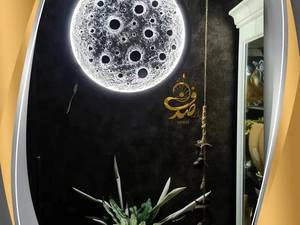 آموزش تابلو دکوراتیو ماه برجسته