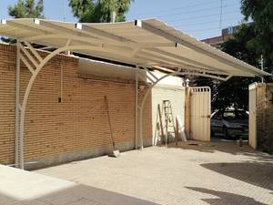 ساخت سایبان‌ بدون‌ پایه در کرمان