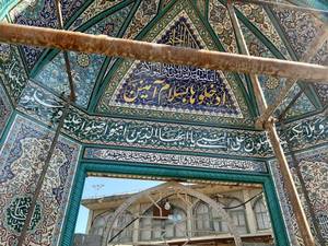 زیباسازی مسجد در شهرکرد