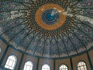 زیباسازی مسجد در شهرکرد