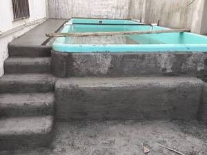 ساخت و طراحی استخر بتنی ۳ در ۸ محمود آباد