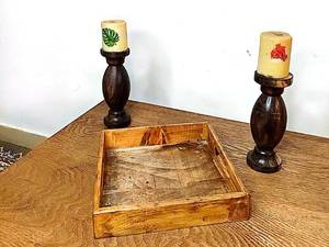 سینی پذیرایی چوبی در گرگان