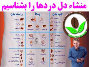 منشاء دل درد ها را بشناسیم