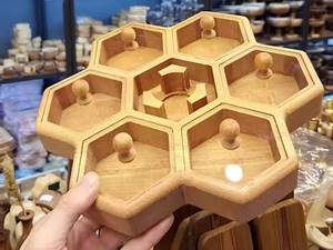 خرید و سفارش جعبه پذیرایی چوبی لانه زنبوری در گرگان