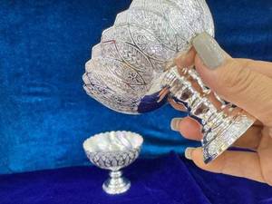 پیاله پایه دار نقره در شیراز