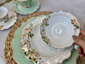 خرید سرویس غذاخوری لب طلا ترک در تبریز