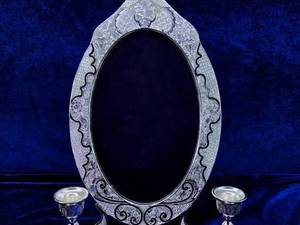 خرید و قیمت آینه دامادی ( تاج دار )