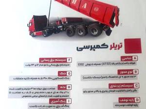 ساخت تریلی کمپرسی در کاشمر