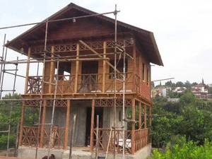 ساخت کلبه چوبی در آمل