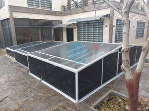 پوشش متحرک سقف استخری پاکوتاه 