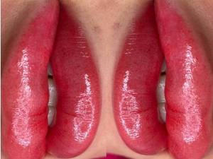 شیدینگ لب طبیعی در کرمانشاه