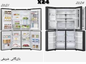 یخچال فریزر ساید بای ساید X24 دودی در قزوین