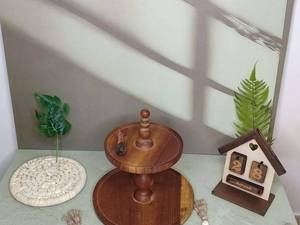 خرید و قیمت شیرینی‌ خوری چوبی دوطبقه در گرگان