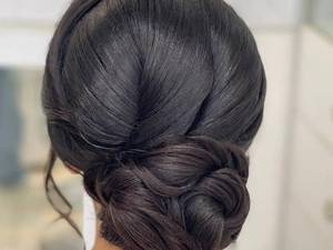 میکاپ و شینیون حرفه ای عروس در رشت