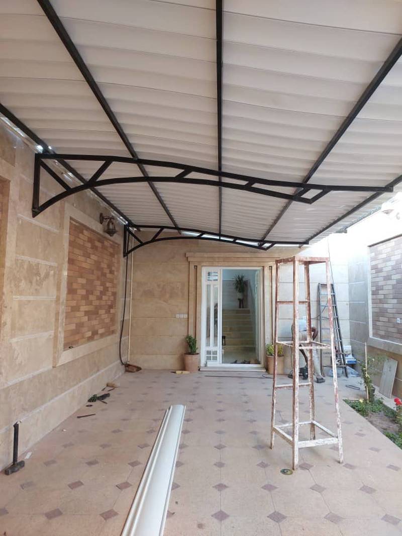 اجرای سایبان بدون پایه در کرمان
