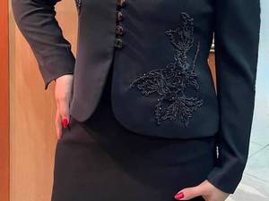 کت و دامن مشکی بلند مجلسی در تبریز