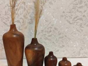 خرید ست گلدان چوبی تزئینی در قزوین 