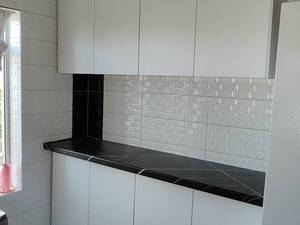 ساخت کابینت آشپزخانه سفید ساده در نوشهر