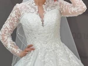 دوخت لباس عروس ساده و شیک خارجی در کرج