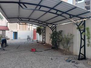 ساخت سایبان خودرو بدون پایه در رفسنجان
