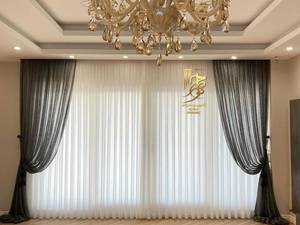 سفارش پرده پذیرایی بزرگ در صومعه سرا