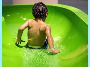 Enclosed Water Slide
