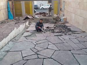 خرید و قیمت سنگ لاشه کف‌سازی در یزد