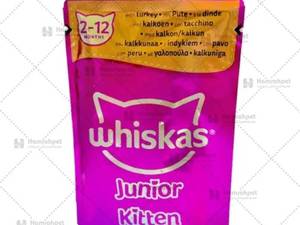 پوچ بچه گربه ویسکاس طعم بوقلمون وزن 85 گرم