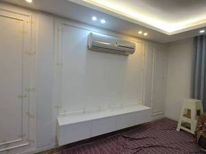 طراحی و ساخت تی وی وال نئوکلاسیک در آمل 