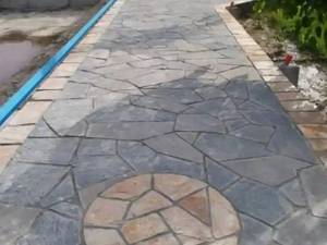 فروش سنگ ورقه‌ای برای کف‌سازی در یزد