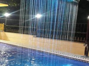 اجرای آبنما بارانی و پرده آب