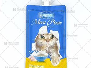 پودینگ گربه Faenbei طعم مرغ و شیر بز وزن ۹۰ گرم