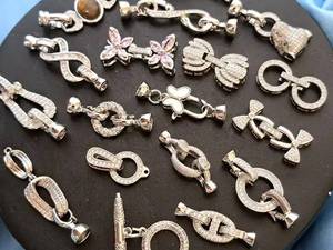 قفل دو طرفه نقره ای و قفل تی