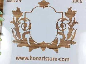 شابلون قاب کنج کتیبه‌ای در قزوین