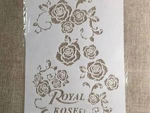 شابلون طرح گل رز در یزد