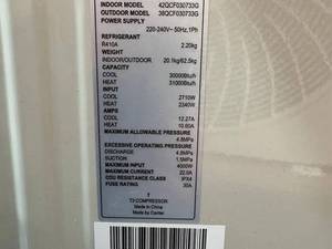 خرید و قیمت کولرگازی کریر 30000 در بانه