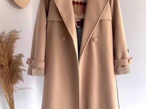 فروش کت و پالتو زمستانی شیک کرمی انزلی