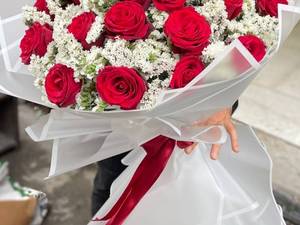 سفارش دسته گل رز حجیم 